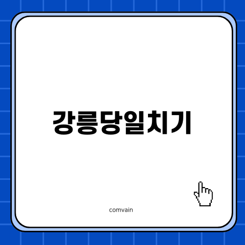 강릉당일치기 정동진 바다부채길 탐방