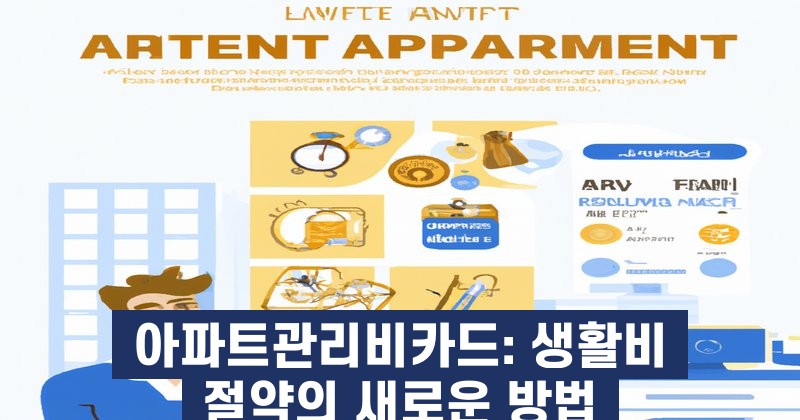 아파트관리비카드: 생활비 절약의 새로운 방법
