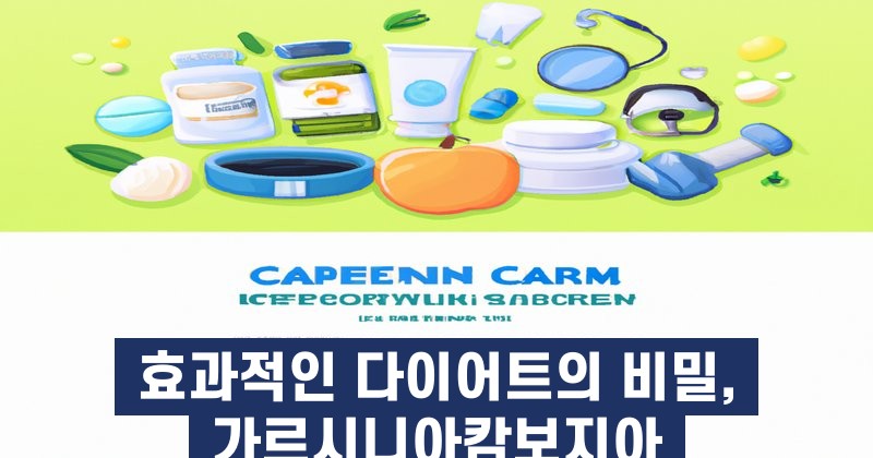 효과적인 다이어트의 비밀, 가르시니아캄보지아